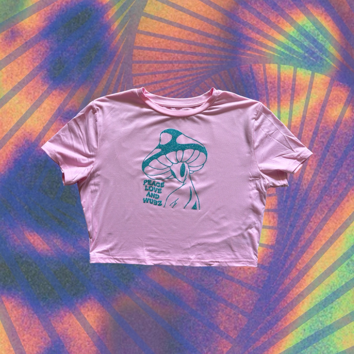 peace love and wubz croptop