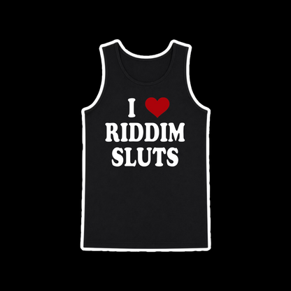 i ❤️ riddim sluts men’s tank