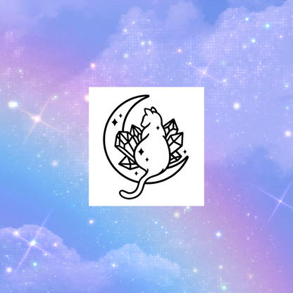 kitty moon car decals