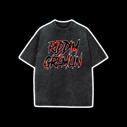 riddim gremlin acidwash t-shirts