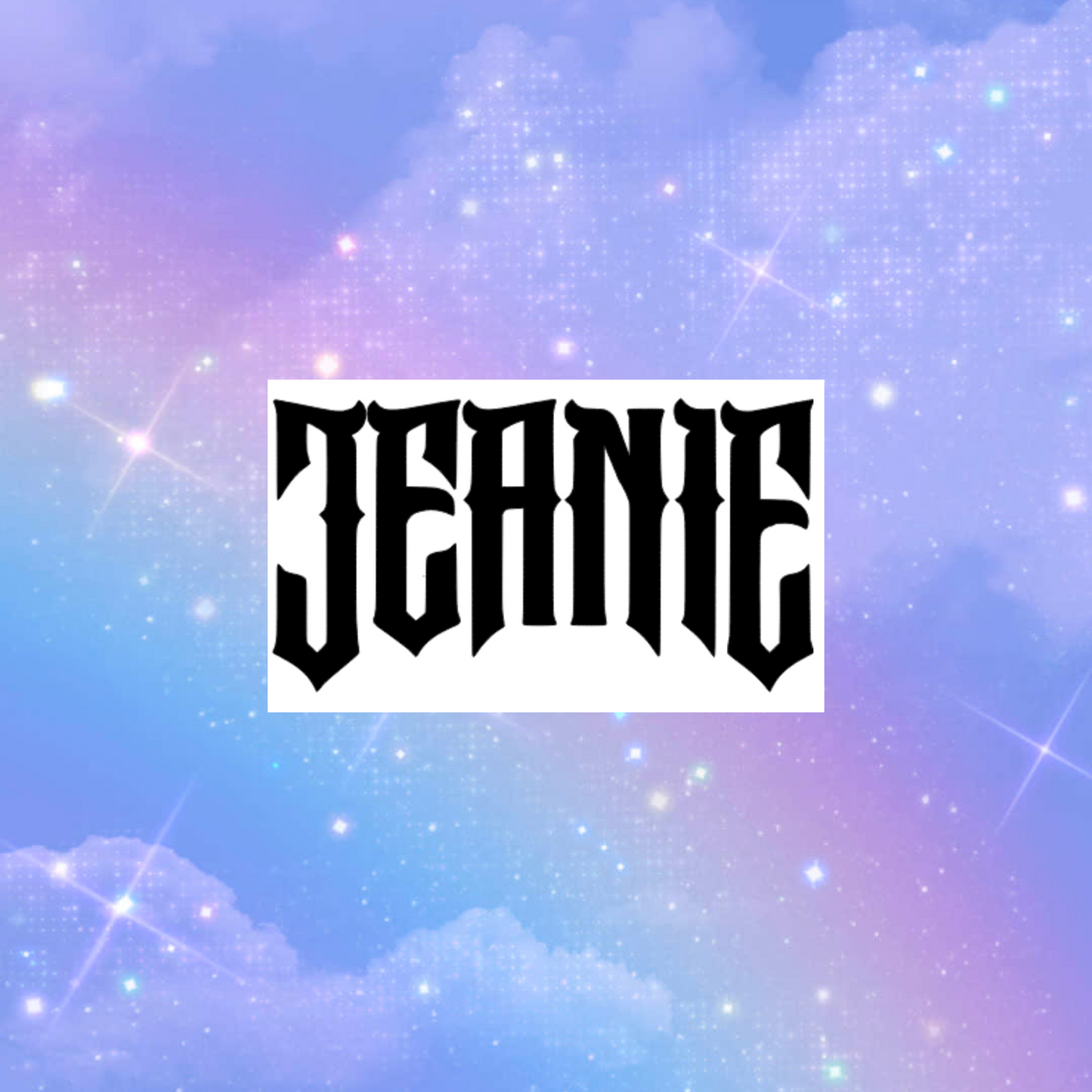 jeanie car decals