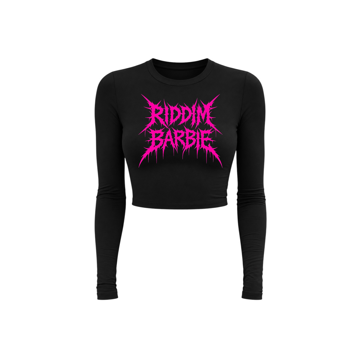 riddim barbie long sleeve croptops
