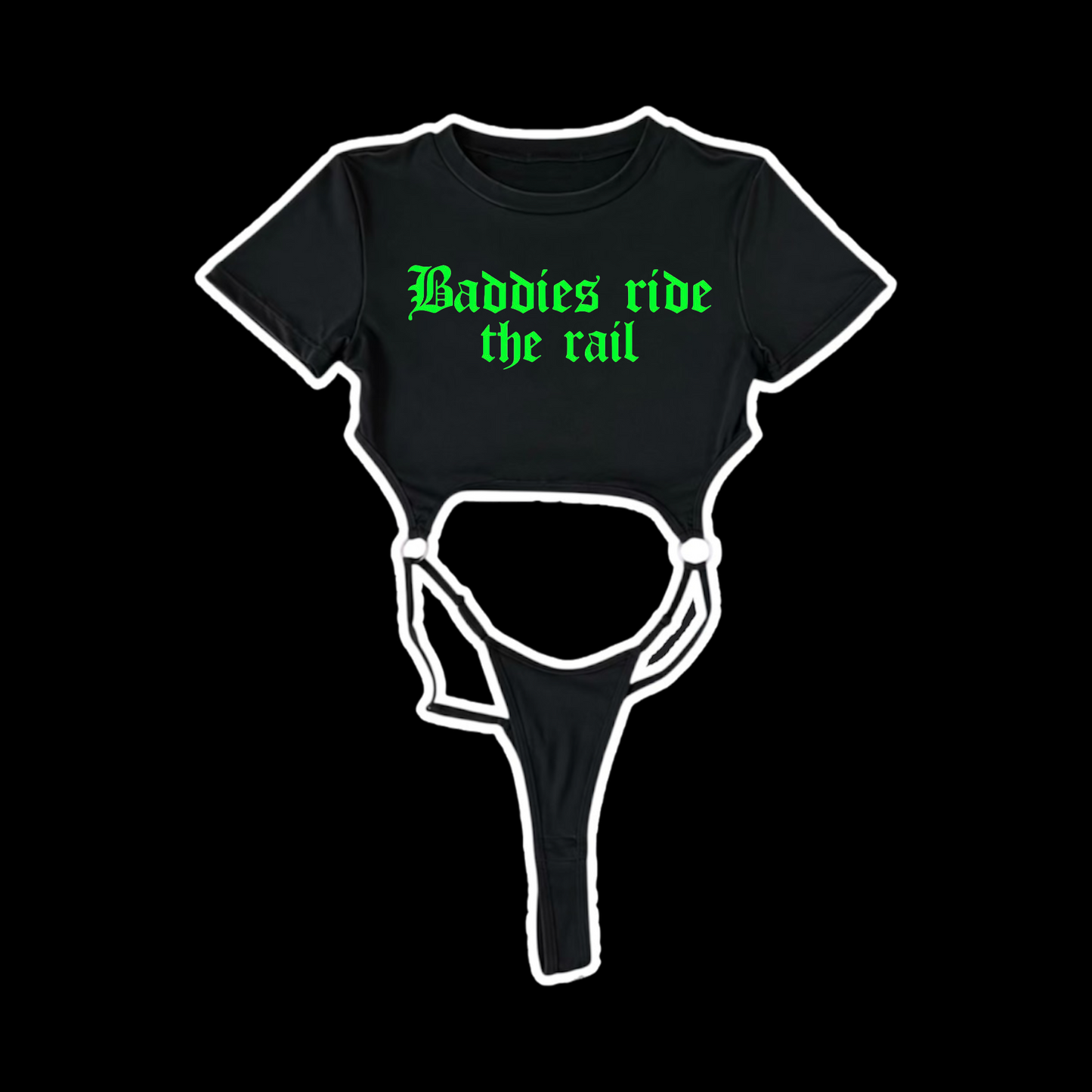 baddies ride the rail bodysuits