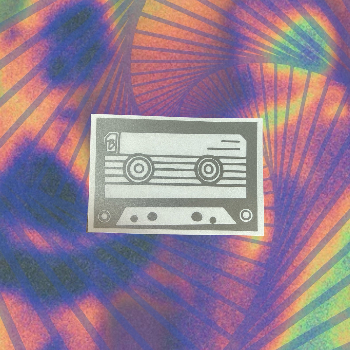 tape b cassette car decal