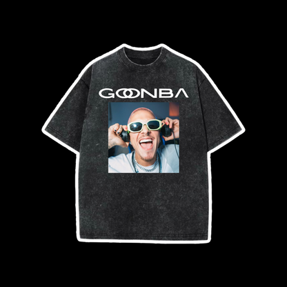 goonba “performing” acidwash t-shirts
