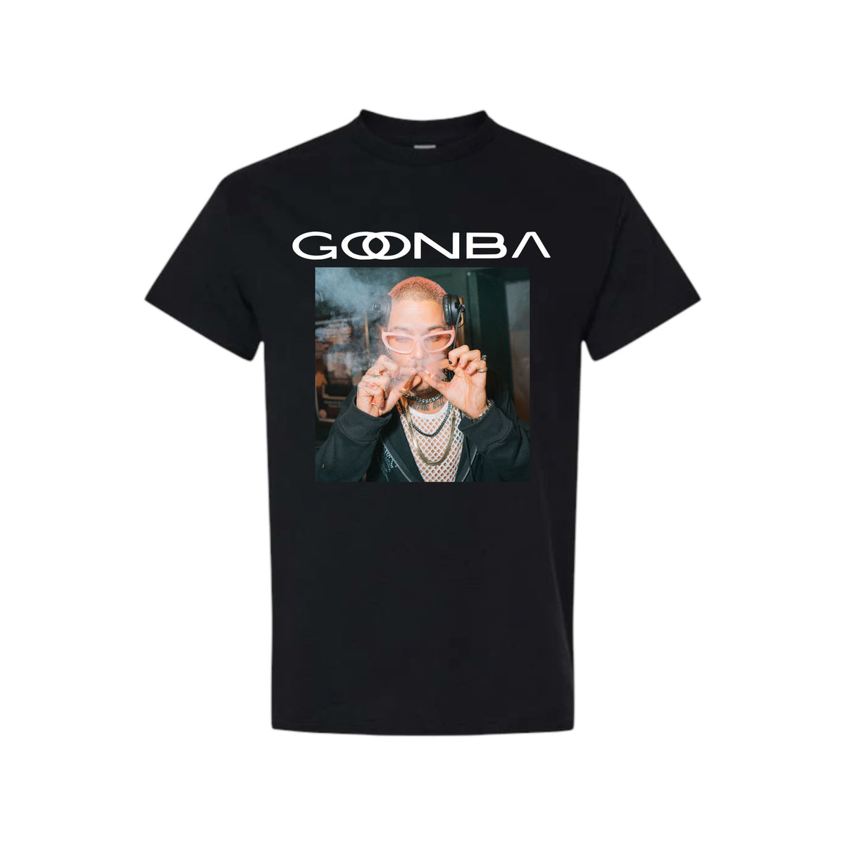 goonba “smoke sesh” graphic t-shirts