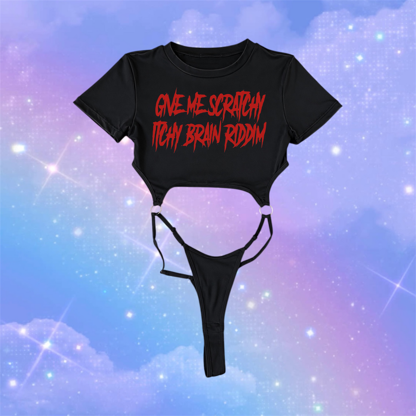 give me scratchy itchy brain riddim bodysuits