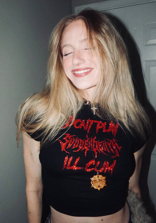 don’t play svdden death i’ll cum croptops