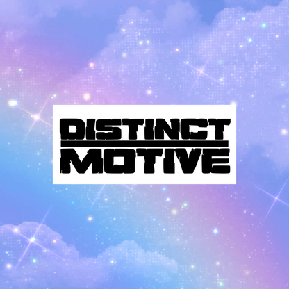 distinct motive car decals