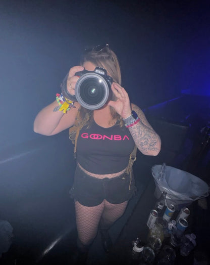 slut for goonba racerback croptanks