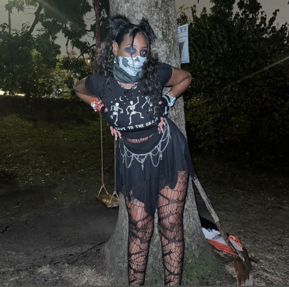 rave to the grave croptops