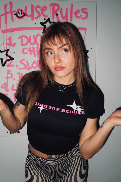 brb on a bender croptops