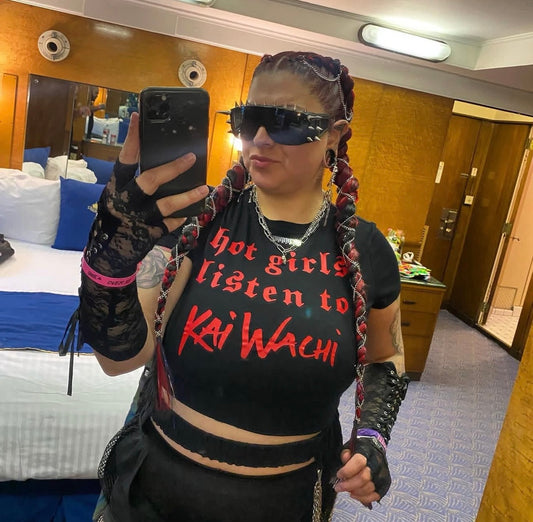 hot girls listen to kai wachi croptops