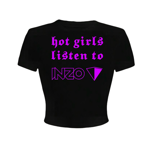 hot girls listen to inzo croptops