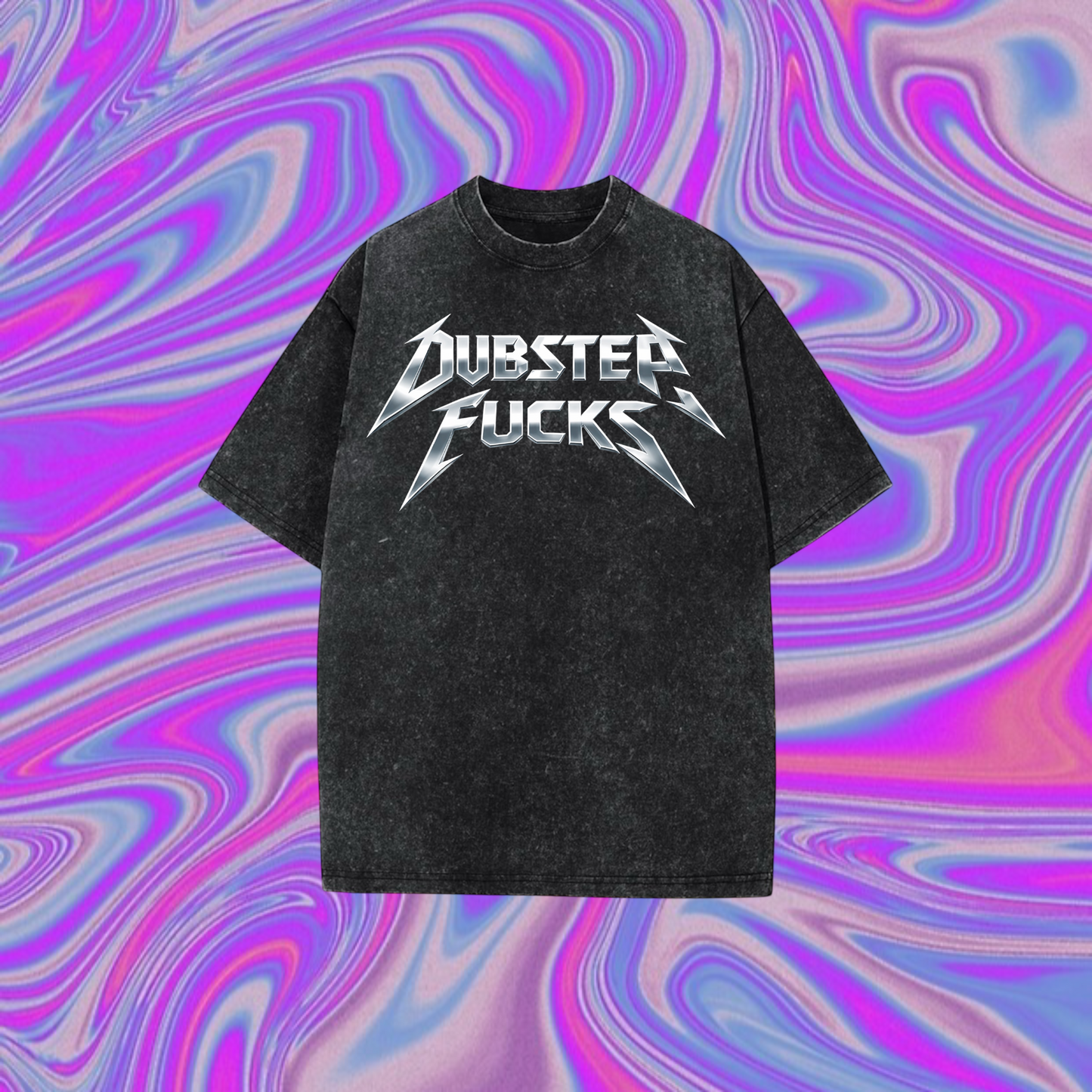 dubstep fucks oversized acidwash t-shirts