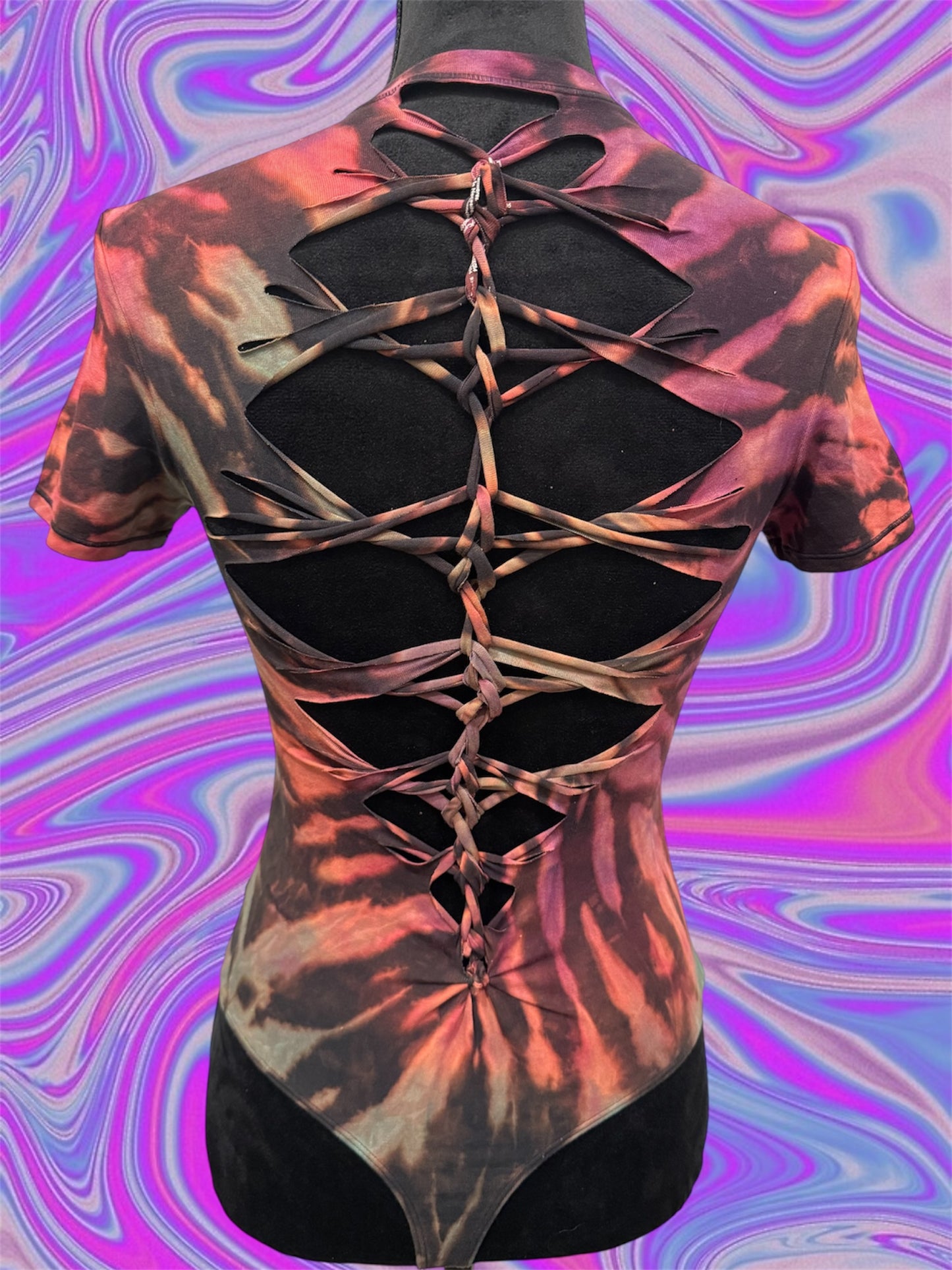 lunar moth slitweave bodysuit