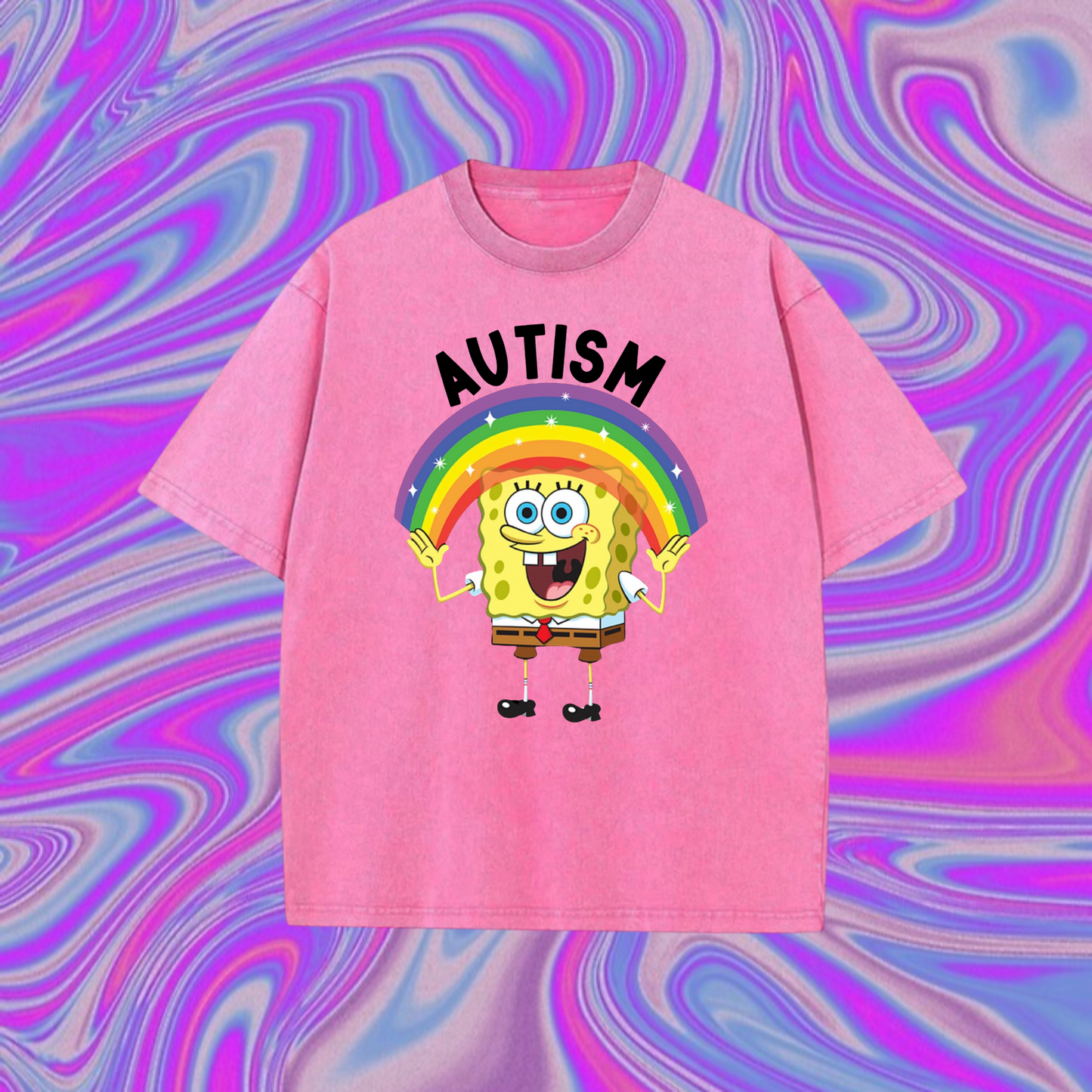 autism oversized t-shirts