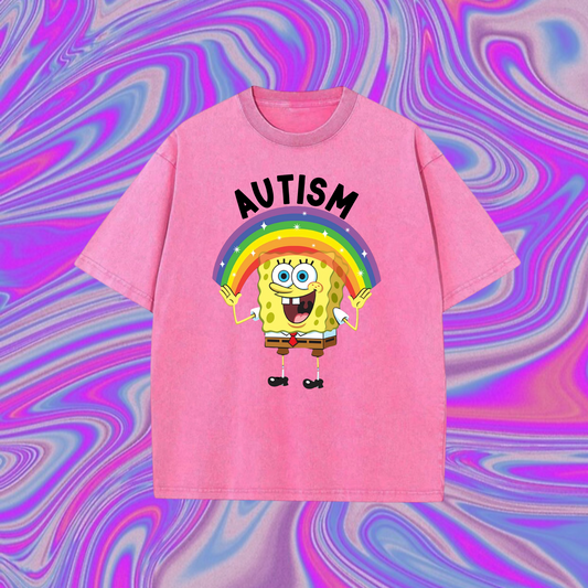 autism oversized t-shirts