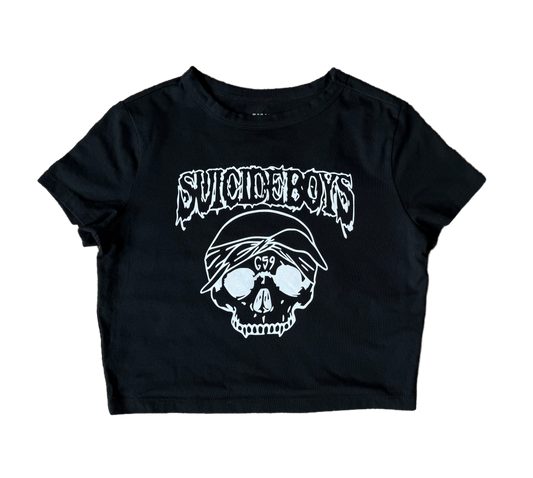 LARGE suicideboys baby tee