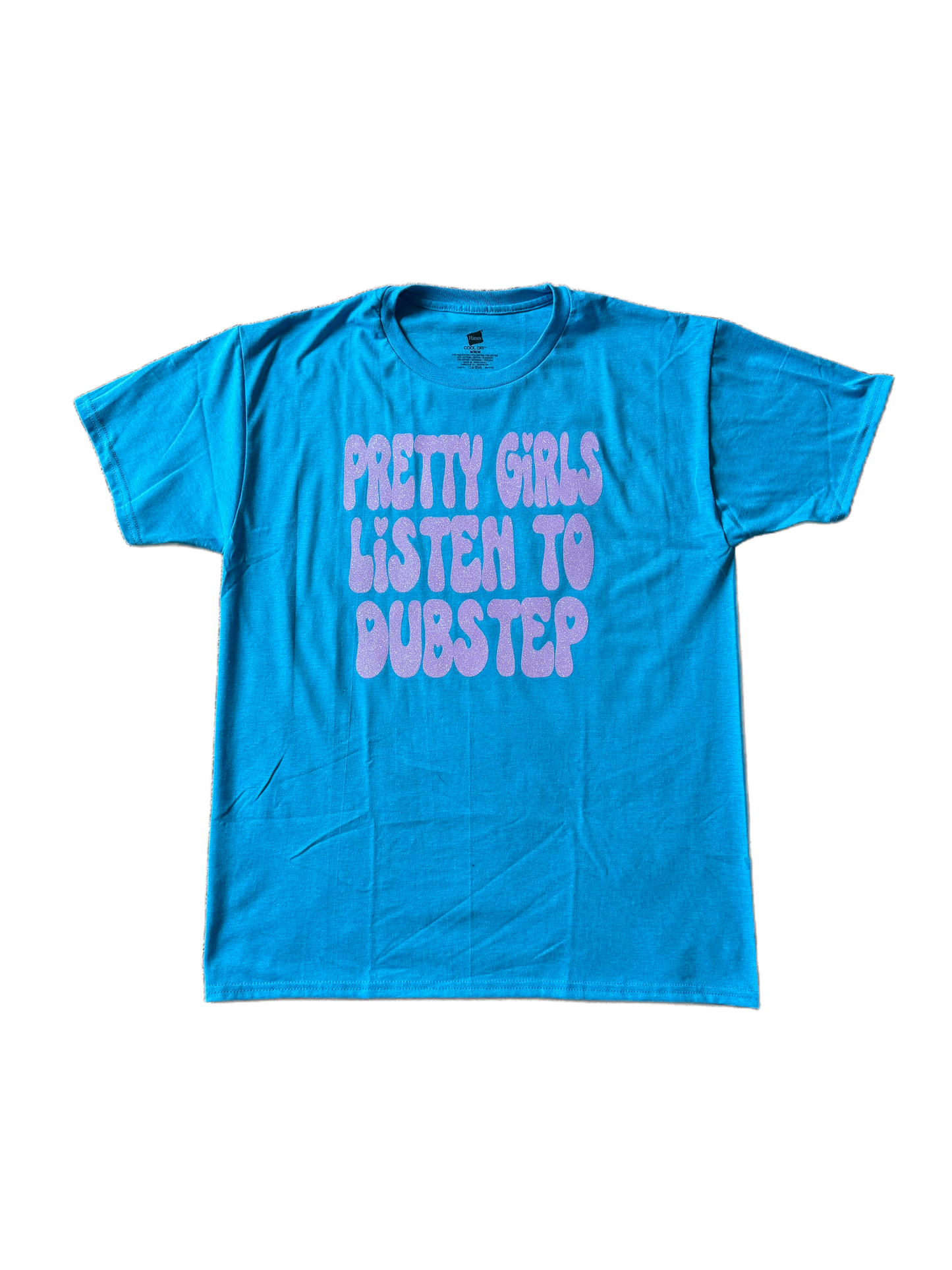 MEDIUM pretty girls listen to dubstep t shirt