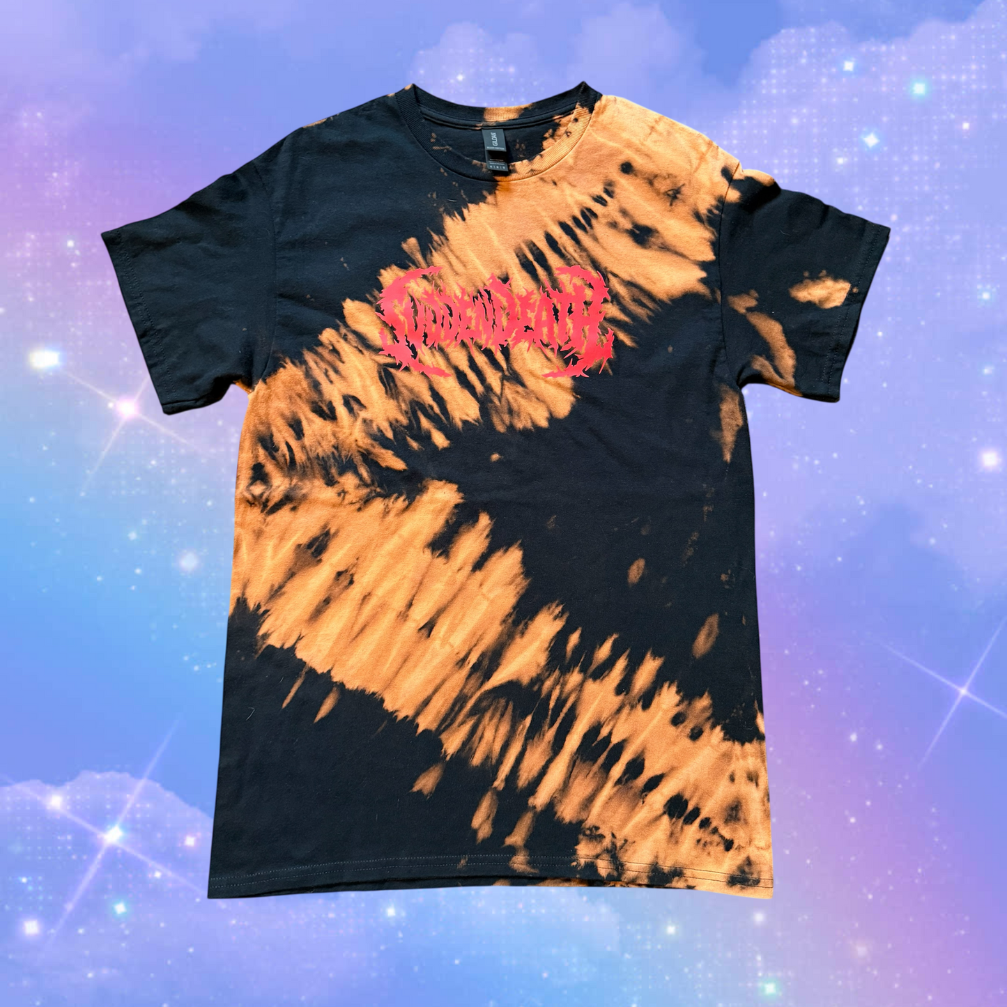 svdden death bleach dyed t-shirt