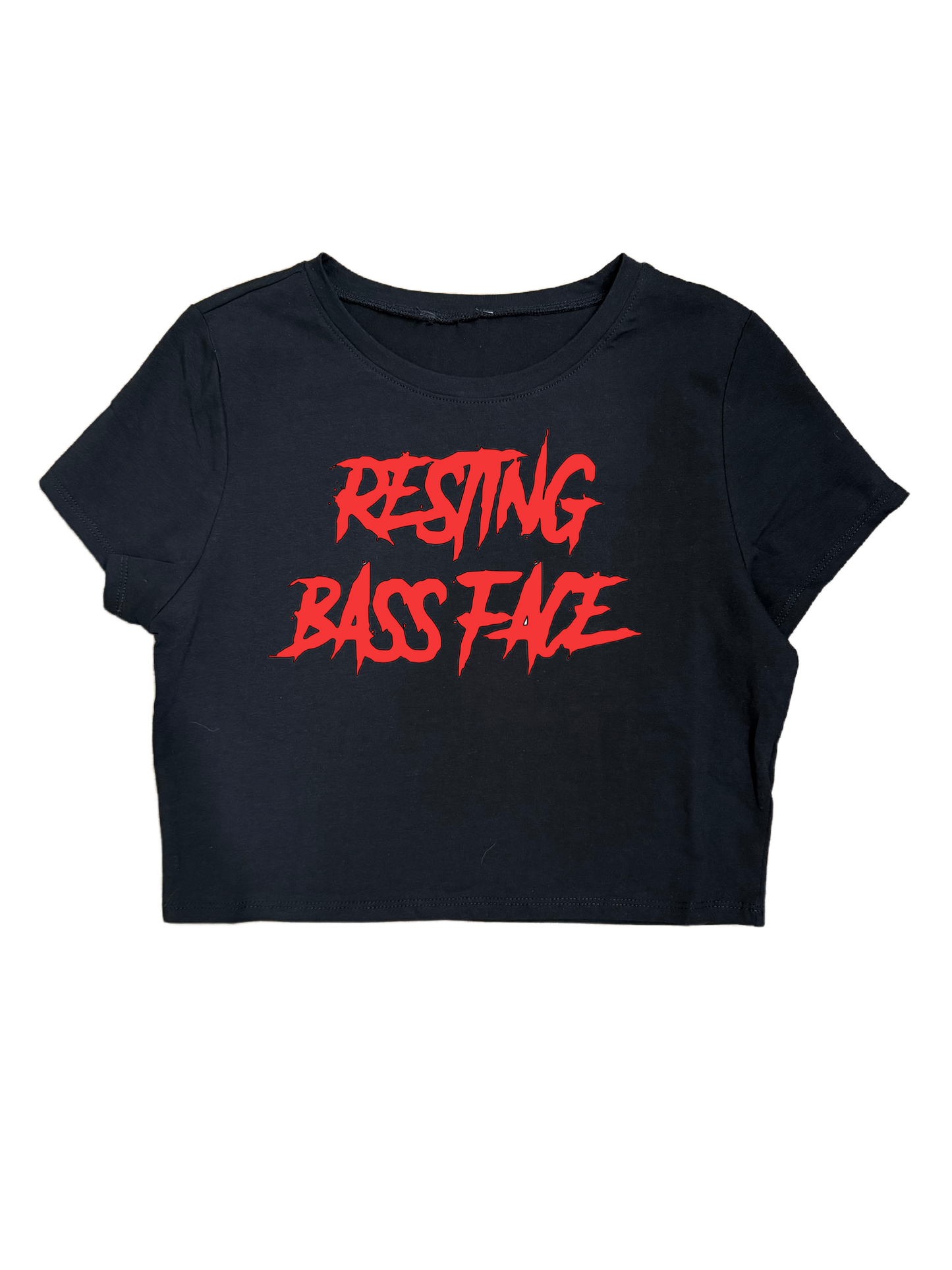 RESTING BASS FACE CROPTOPS