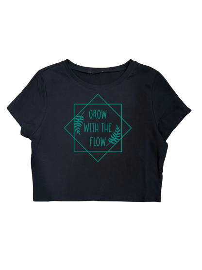 GROW WITH THE FLOW CROPTOPS