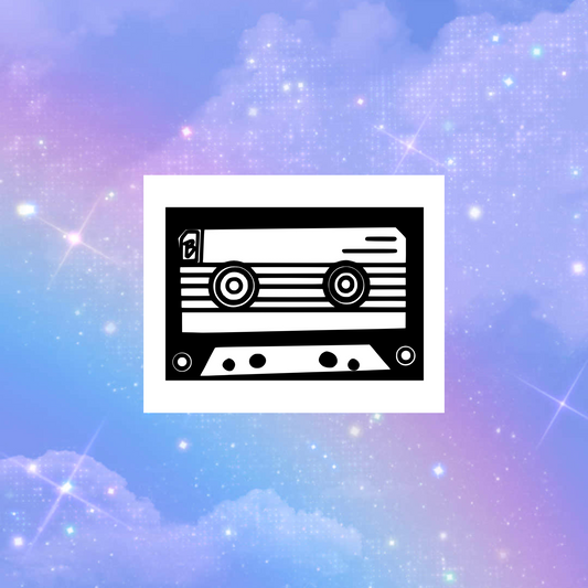 tape b cassette car vinyl decals