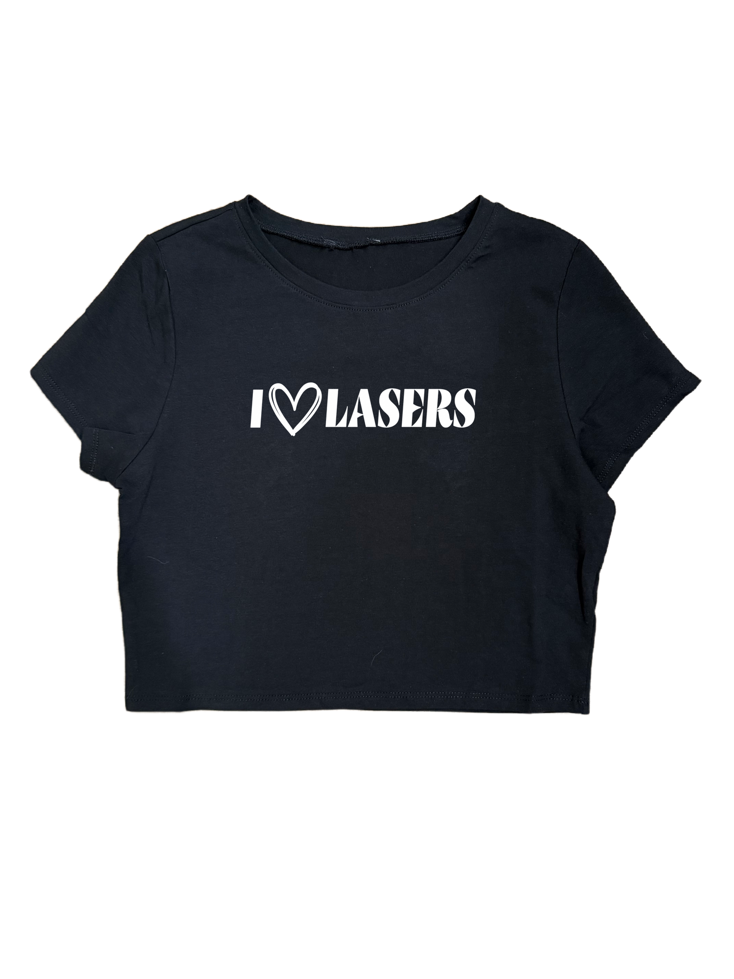 I 🩷 LASERS CROPTOPS