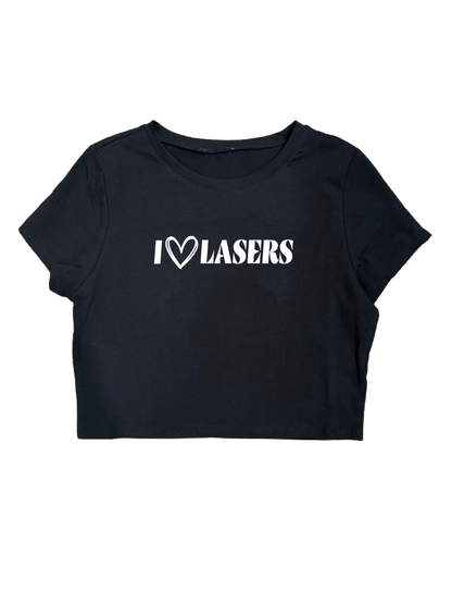 I 🩷 LASERS CROPTOPS