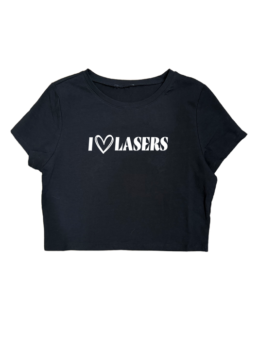 I 🩷 LASERS CROPTOPS