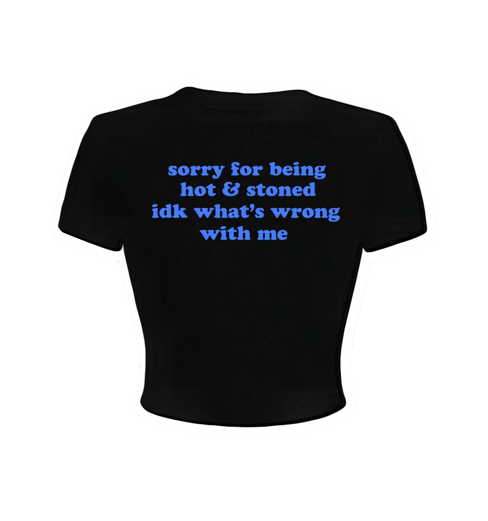 sorry for being hot & stoned idk what’s wrong with me croptops