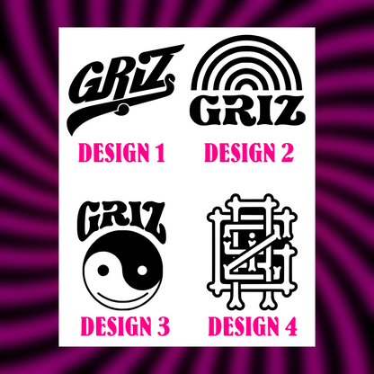 griz car vinyl decals