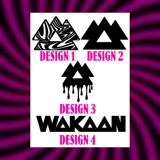 wakaan car vinyl decals