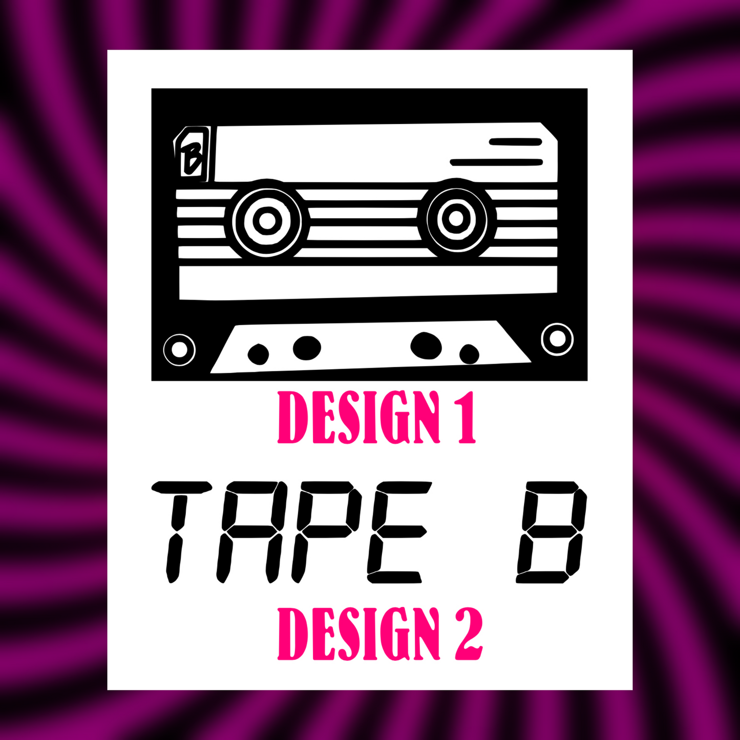 tape b car vinyl decals