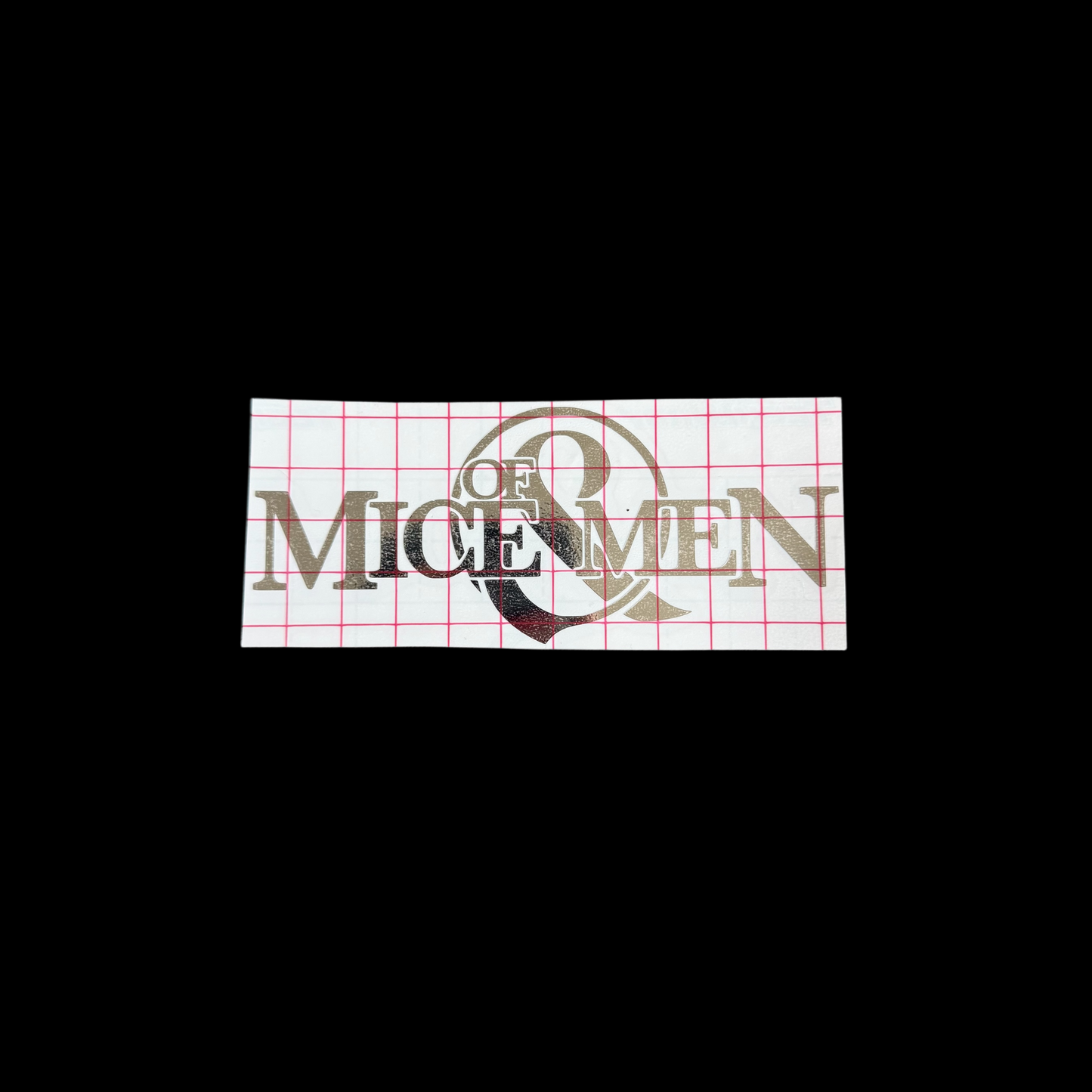 of mice & men car vinyl decal