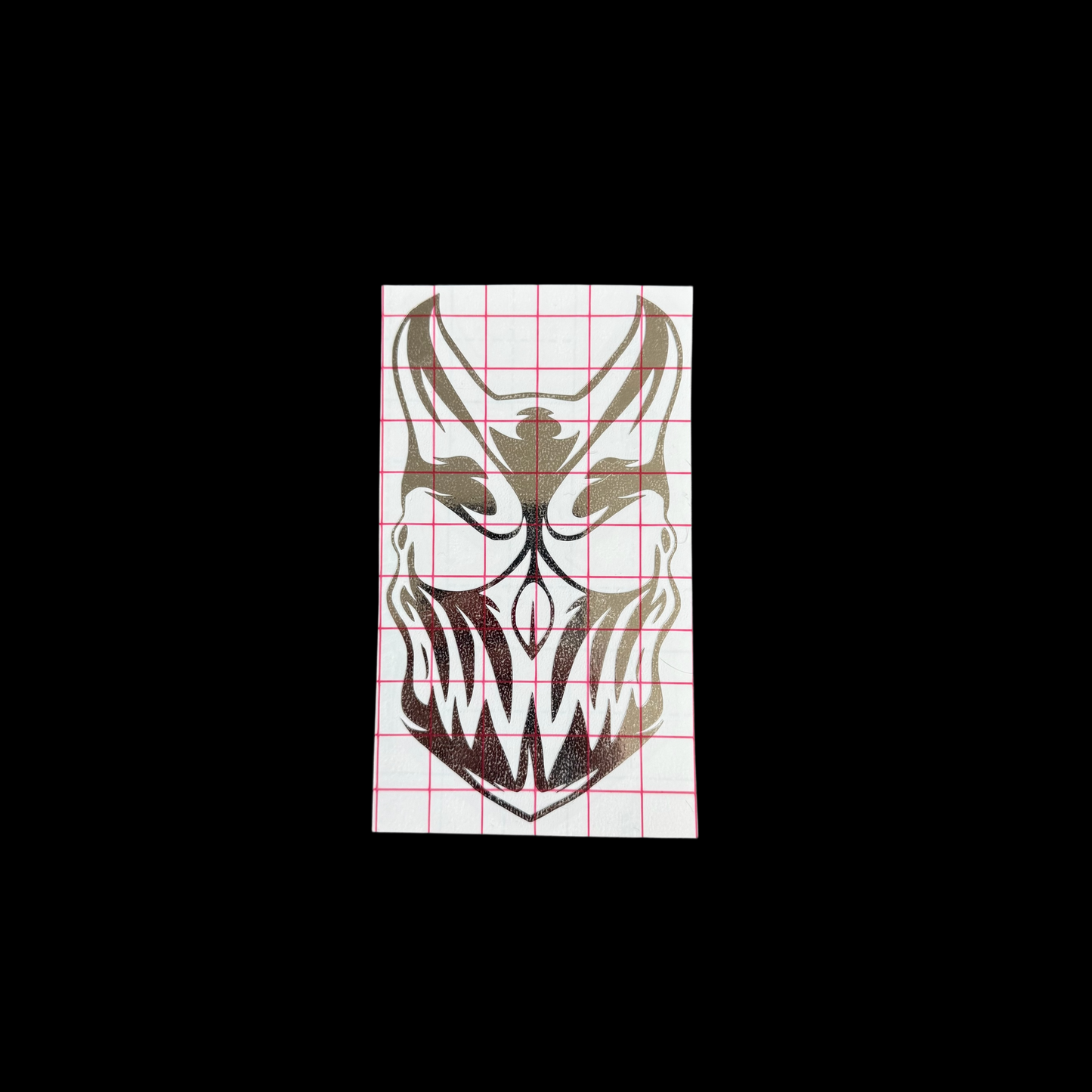 slaughter to prevail mask car vinyl decal