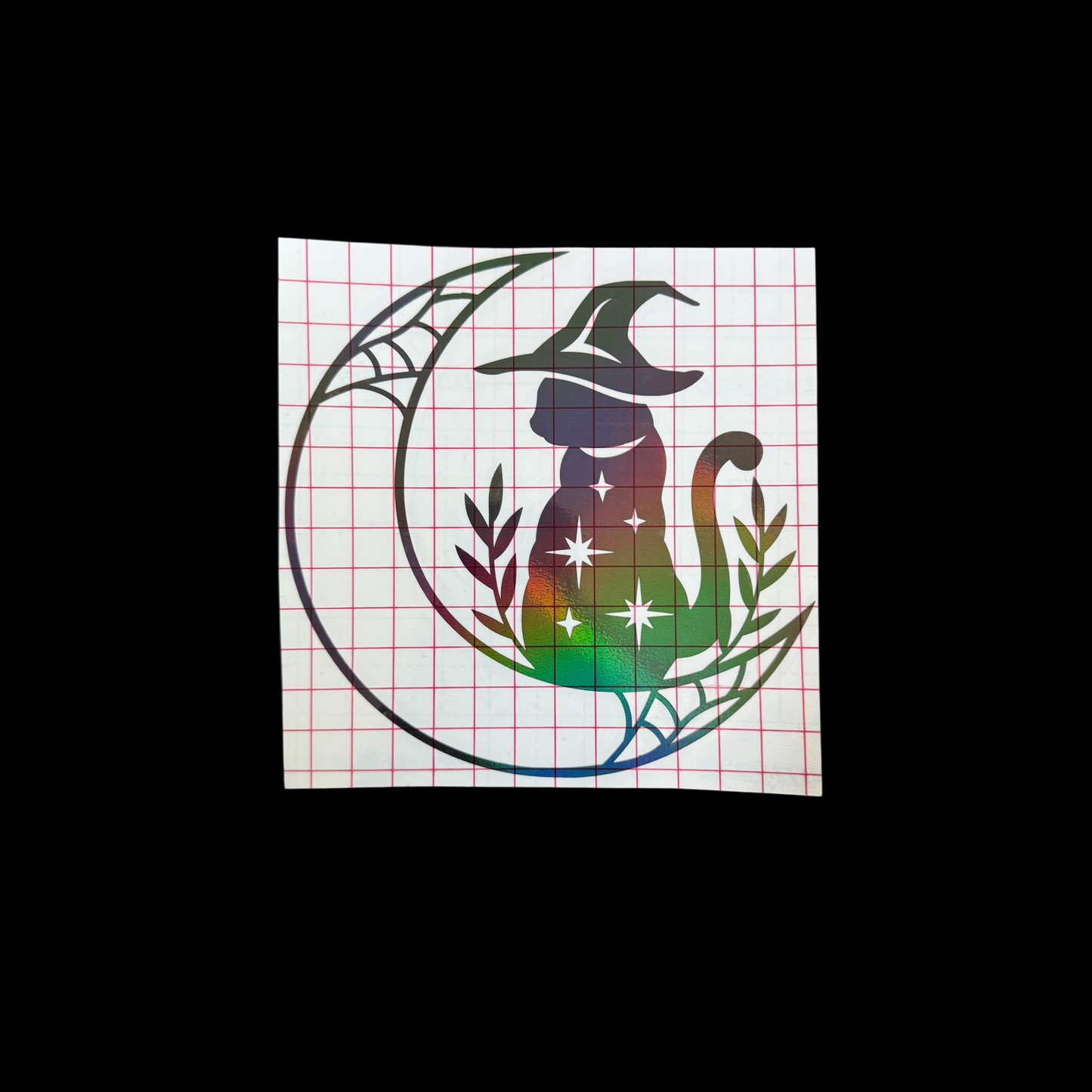 moon kitty car vinyl decal