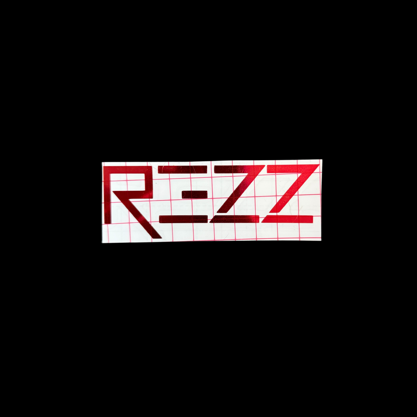 rezz car vinyl decal