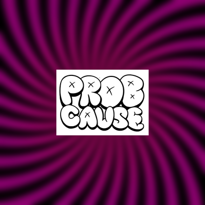 probcause car vinyl decals