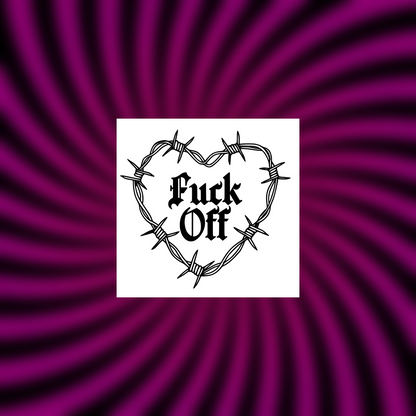 f*ck off car vinyl decals