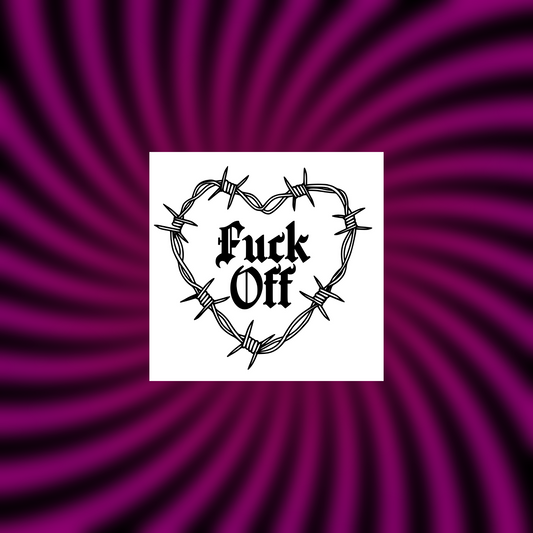 f*ck off car vinyl decals