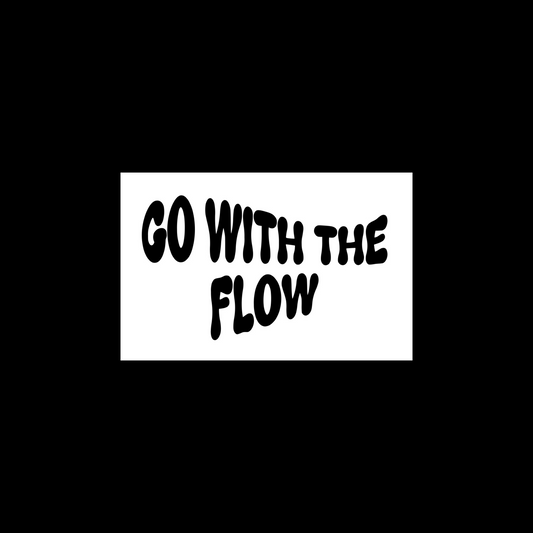 go with the flow car vinyl decals