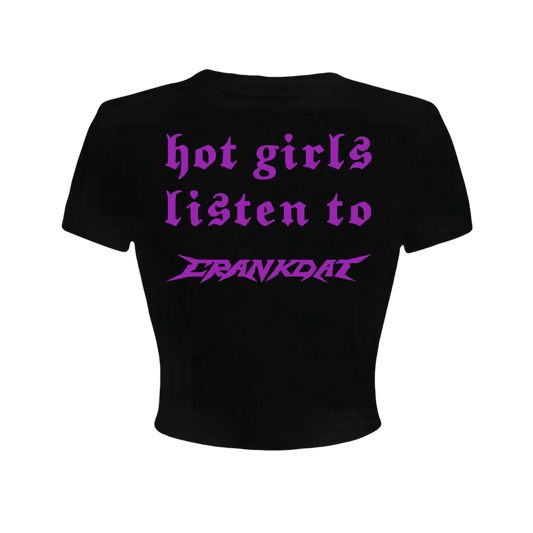 hot girls listen to crankdat croptops