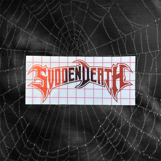 svdden death car decal