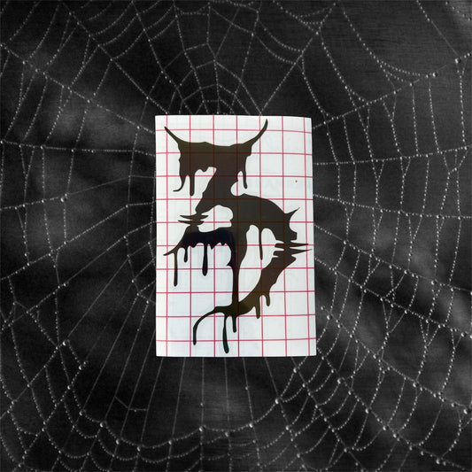 drippy zd car decal